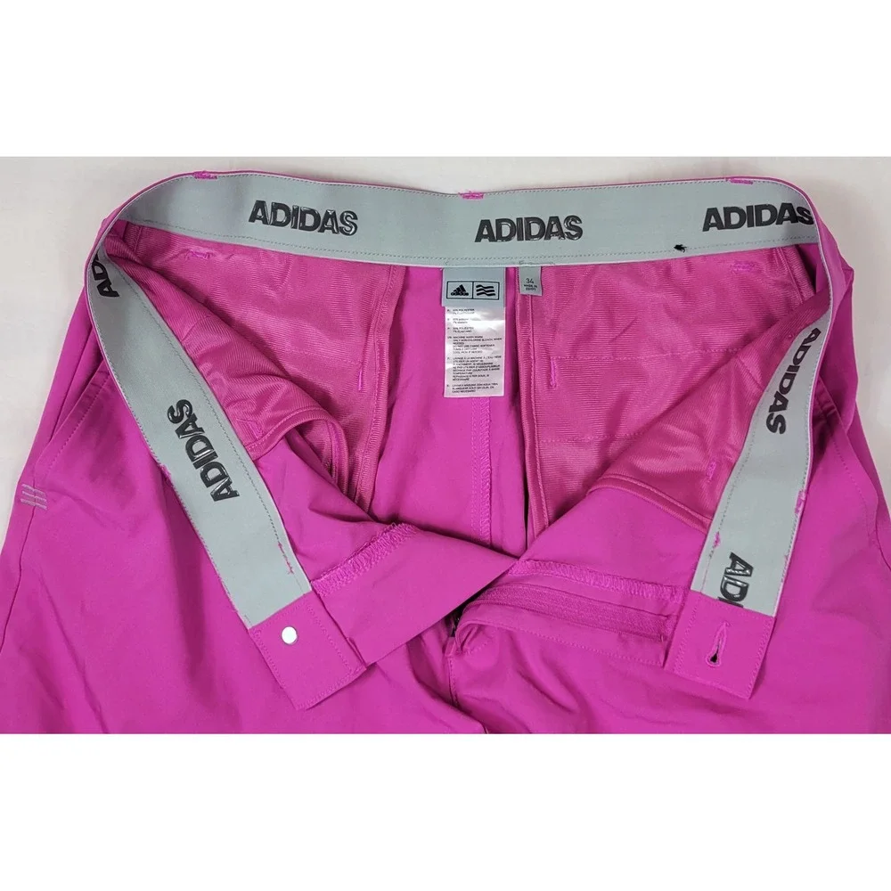 Adidas Ultimate365 Mens Golf Shorts Pink Performance Stretch 34 ADVS19R722